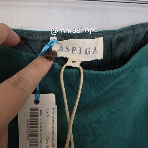 ASPIGA Sylvia Corduroy Midi Skirt - Picture 4 of 8